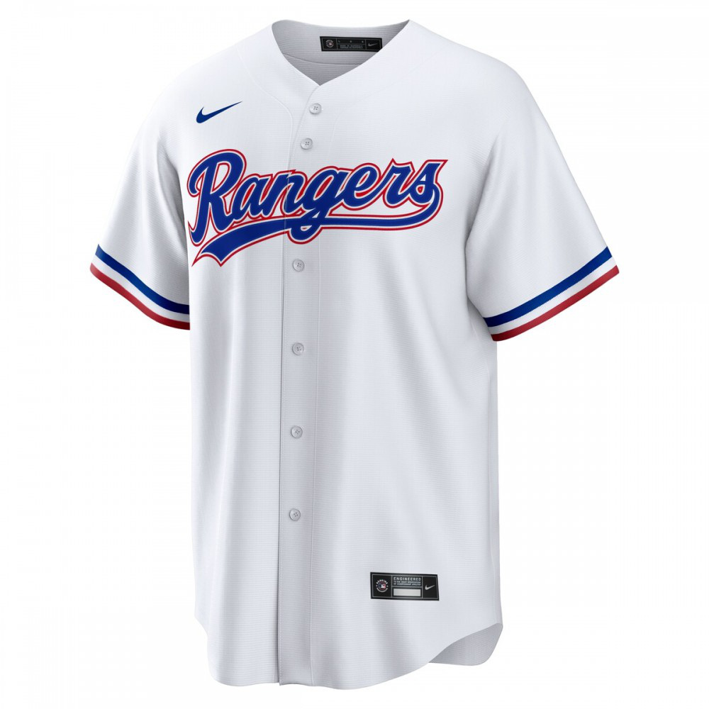 Jacob deGrom Texas Rangers Home Replica Player Jersey - White-Pro Kit Vault | Brand New 26/27 Sports Jerseys